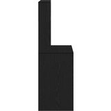  Radni stol s policama crni 100x45x140 cm konstruirano drvo | Eponuda.ba