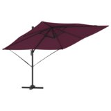  Roma dežnik Rdeča 286 x 285 x 265 cm Poliester in aluminij, (5000045840) | Shoptok.si