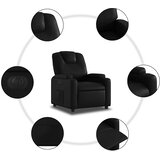  Električni naslonjač od umjetne kože crni | shoptok.hr