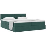 Krevet s od storage s madracem Tamnozelena 90 x 200 cm | shoptok.hr