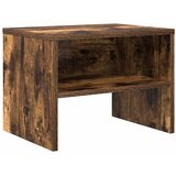  Noćni ormarić dimljeni hrast 40 x 30 x 30 cm konstruirano drvo | shoptok.hr