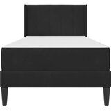  Okvir kreveta s madracem s uzglavljem Crna 100 x 200 cm Baršun | shoptok.hr