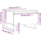 vidaXL Stolići za kavu 2 kom boja hrasta 50x46x35 cm konstruirano drvo | shoptok.hr