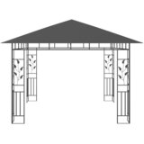  Sjenica s mrežom protiv komaraca 3x3x2,73 m antracit 180 g/m² | shoptok.hr
