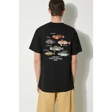 Carhartt WIP Pamučna majica Fish T-Shirt za muškarce, boja: crna, s tiskom, I033120.89XX