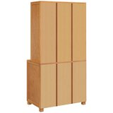  Set namještaja za pohranu 2 kom. Smeđa 80 x 50 x 160 cm | shoptok.hr