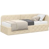  Kutni okvir kreveta Krema 80 x 200 cm tkanina | Eponuda.com