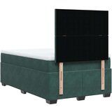  Krevet box spring s madracem tamnozeleni 120x190 cm baršunasti | shoptok.hr