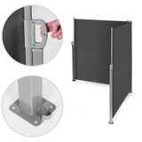 Multi Garden dvostruka bočna tenda 300 × 300 × 180 cm – zaštita od sunca i pogleda, antracit | shoptok.hr