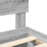  Konstrukcija postelje Siva Sonoma 150 x 200 cm Konstruiran les, (5000102284) | Shoptok.si