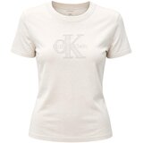 Calvin Klein Jeans Majice s kratkimi rokavi LV047G829G Bela Cene