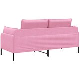 SOFA za dvije osobe Ružičasta 188 x 81 x 89 cm Tkanina | shoptok.hr