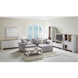 Hom`in vitrina, siva, barve hrasta | Shoptok.si