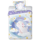 Faro posteljnina 2-delna Cuddles zajček white | Shoptok.si