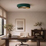  BRILAGI- LED plafonsko svetlo VELVET TWIST LED/24W/230V 4000K &amp;Oslash; 55 cm zelena/zlatna Slike