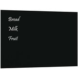 vidaXL Stenska magnetna tabla črna 60x40 cm kaljeno steklo | Shoptok.si
