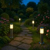  Spoljašnja lampa BROOKLYN 1xE27/60W/230V 45 cm IP44 mat hrom | Eponuda.com