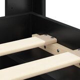  Okvir za krevet s pohranom i uzglavljem Crna 135 x 190 cm - Crna 135 x 190 cm | shoptok.hr