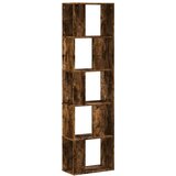 Furnova Knjižna omara 5-nadstopna dimljen hrast 45x23,5x162,5 cm, (21950933) | Shoptok.si