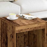 Uklapajući stolići boja starog drva 3 kom od konstruiranog drva | Shoptok.si