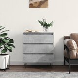  Komoda siva boja betona 60x35x70 cm od konstruiranog drva | shoptok.hr