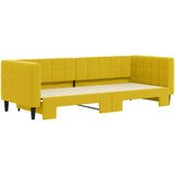  Dnevni krevet na razvlačenje žuti 80 x 200 cm baršunasti | shoptok.hr