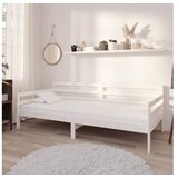  Dnevni ležaj s madracem 90 x 200 cm bijeli od masivne borovine | shoptok.hr