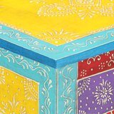  Ročno barvana nočna omarica 40x30x50 cm trden mangov les, (20732473) | Shoptok.si