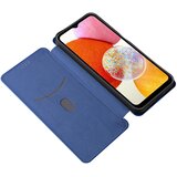 INORCO Za Samsung Galaxy A14 5G usnjena torbica za telefon, stojalo, držalo za kartice, zaščitni ovitek za telefon s teksturo ogljikovih vlaken, (22036995) | Shoptok.si