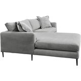 P & B SEDEŽNA GARNITURA, rebrasti žamet siva | Shoptok.si