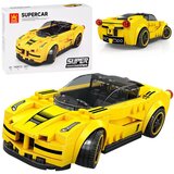  Tehnički blokovi Sportski automobil ŽUTI 143 dijela + naljepnice ZA5742 | shoptok.hr