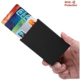 Etui za kartice Slim Črna | Shoptok.si