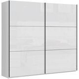 CARRYHOME OMARA Z DRSNIMI VRATI, bela, bela, visoki sijaj | Shoptok.si