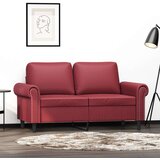 vidaXL Kavč dvosed vinsko rdeč 120 cm umetno usnje, (20988512) | Shoptok.si