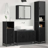 VidaXL set namještaja za kupaonicu 3 pcs crni hrast 90 x 33 x 60 cm VidaXL set namještaja za kupaonicu 3 pcs crni hrast 90 x 33 x 60 cm Slike