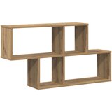 vidaXL Stenska polica Hrast 100x20x53 cm Umetni les | Shoptok.si