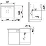 Blanco pomivalno korito LEGRA 6 - GRAFIT | Shoptok.si