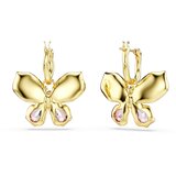 Swarovski Uhani 'Idyllia' rumena / zlata / zelena / roza | Shoptok.si