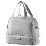  Funkcionalna i elegantna termo torba za ručak 27cm - siva | Shoptok.si