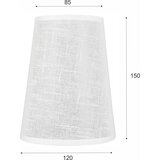  zamenski abažur antonio E14 150x120 mm, beo | Eponuda.com