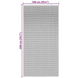 vidaXL Zavjesa za vrata protiv insekata Otisak bambusa 100x200 cm | shoptok.hr