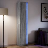 vidaXL Visoka komoda LED boja hrasta 41,5x32,5x200cm konstruirano drvo Cijene