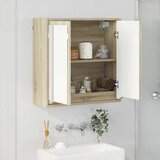  Kupaonski ormar s ogledalom Zidne Sonoma hrast 60 x 20 x 60 cm | shoptok.hr