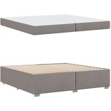  Okvir za krevet Sivo-smeđa 200 x 200 cm tkanina | shoptok.hr