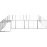  Pasji boks srebrn 31,46 m² jeklo | Shoptok.si