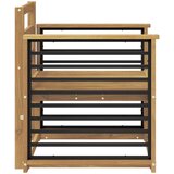  Set vanjskih sofa Čvrsto drvo akacije Bijela | shoptok.hr