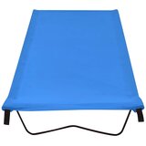  Krevet za kampiranje 180 x 60 x 19 cm od tkanine i čelika plavi | shoptok.hr