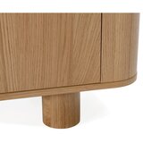 MOME Komoda v hrastovem dekorju v naravni barvi 180x75x40 cm Padoc – | Shoptok.si