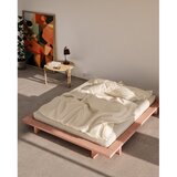 Karup Design Svijetlo ružičasti bračni krevet od masivnog bora s podnicom 140x200 cm Japan – | shoptok.hr