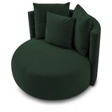 Bobochic Paris Temno zelen žameten fotelj Cesar – | Shoptok.si